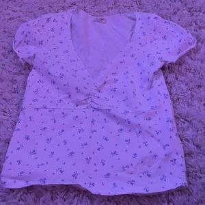blue floral gina